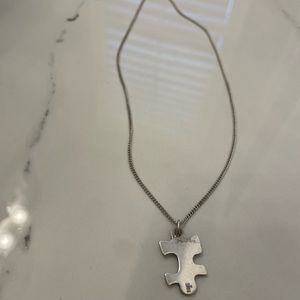James Avery puzzle piece necklace
